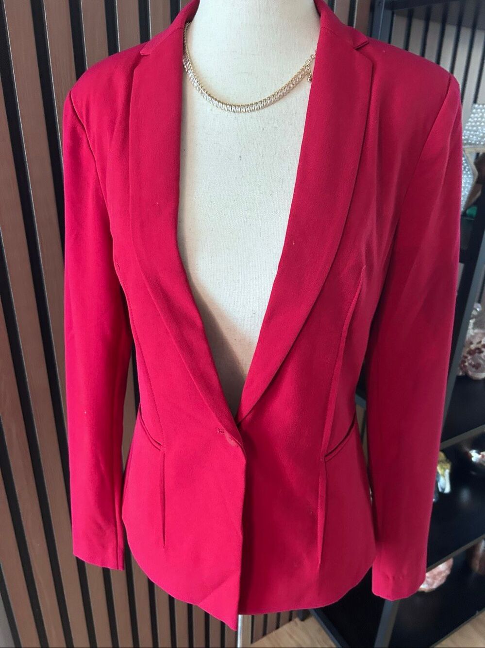 Venus Red work blazer tailored Y2K size 2